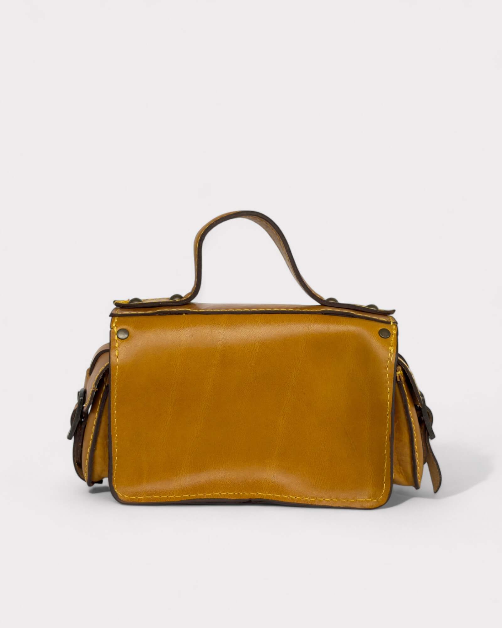 cuoio crossbody satchel CRETE A1 back view