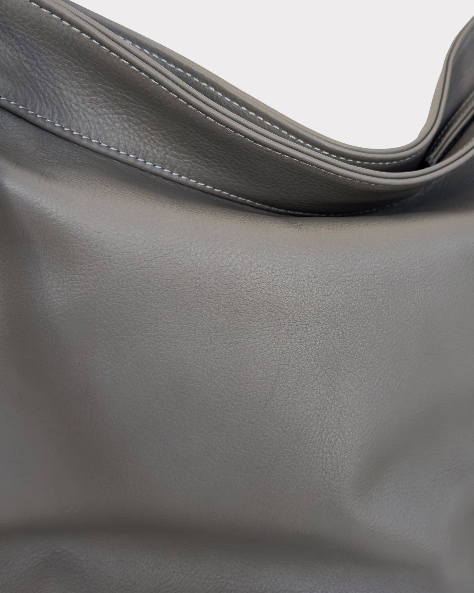 zoom in grey photo of grey medium hobo bag