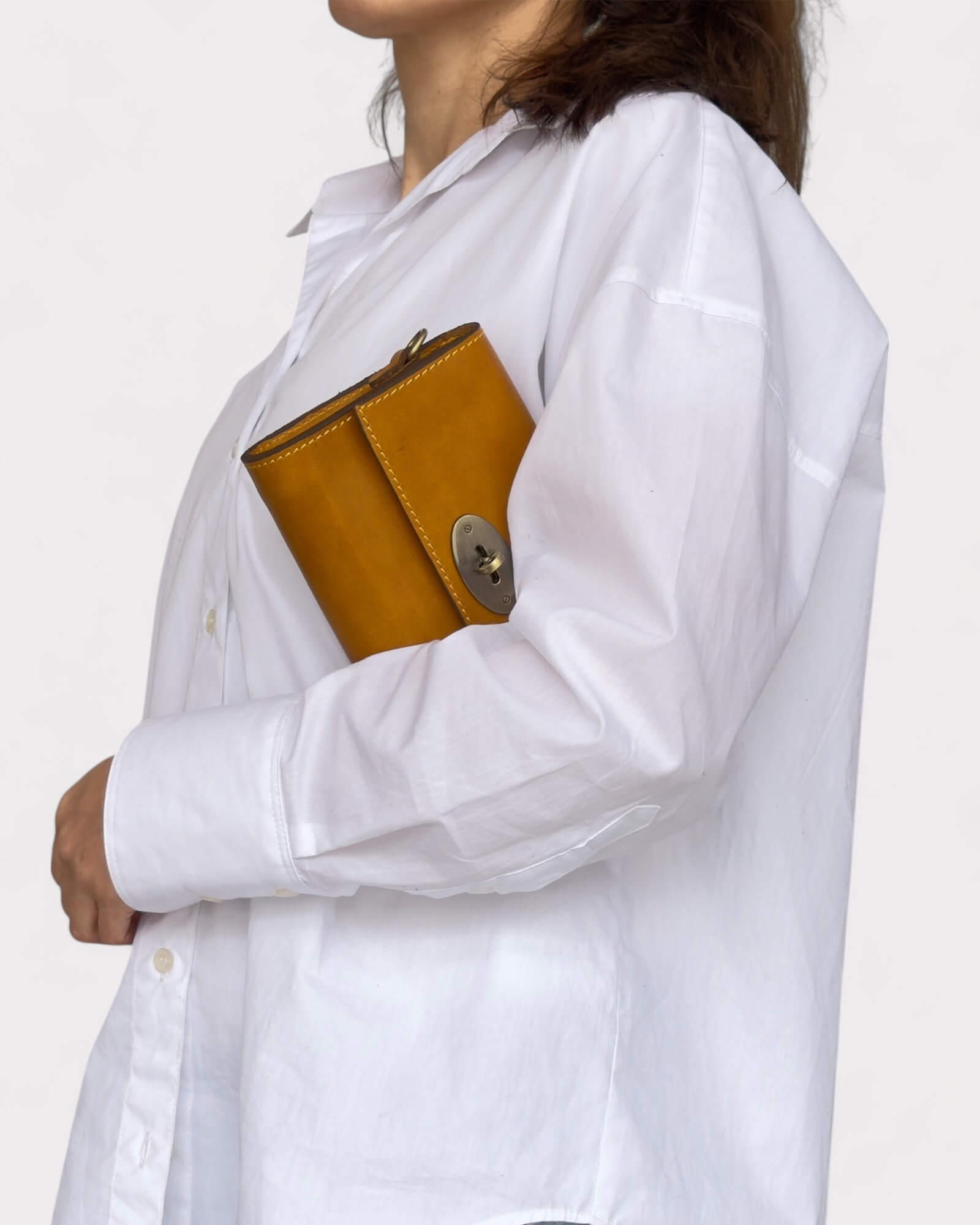 Μίνι Ταμπά Δερμάτινη Τσάντα Χιαστί – Χειροποίητη Τσάντα Κινητού 