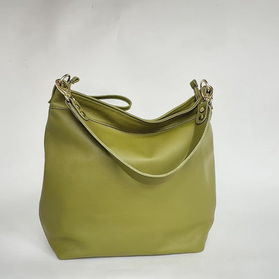 video of olive green maria hobo bag