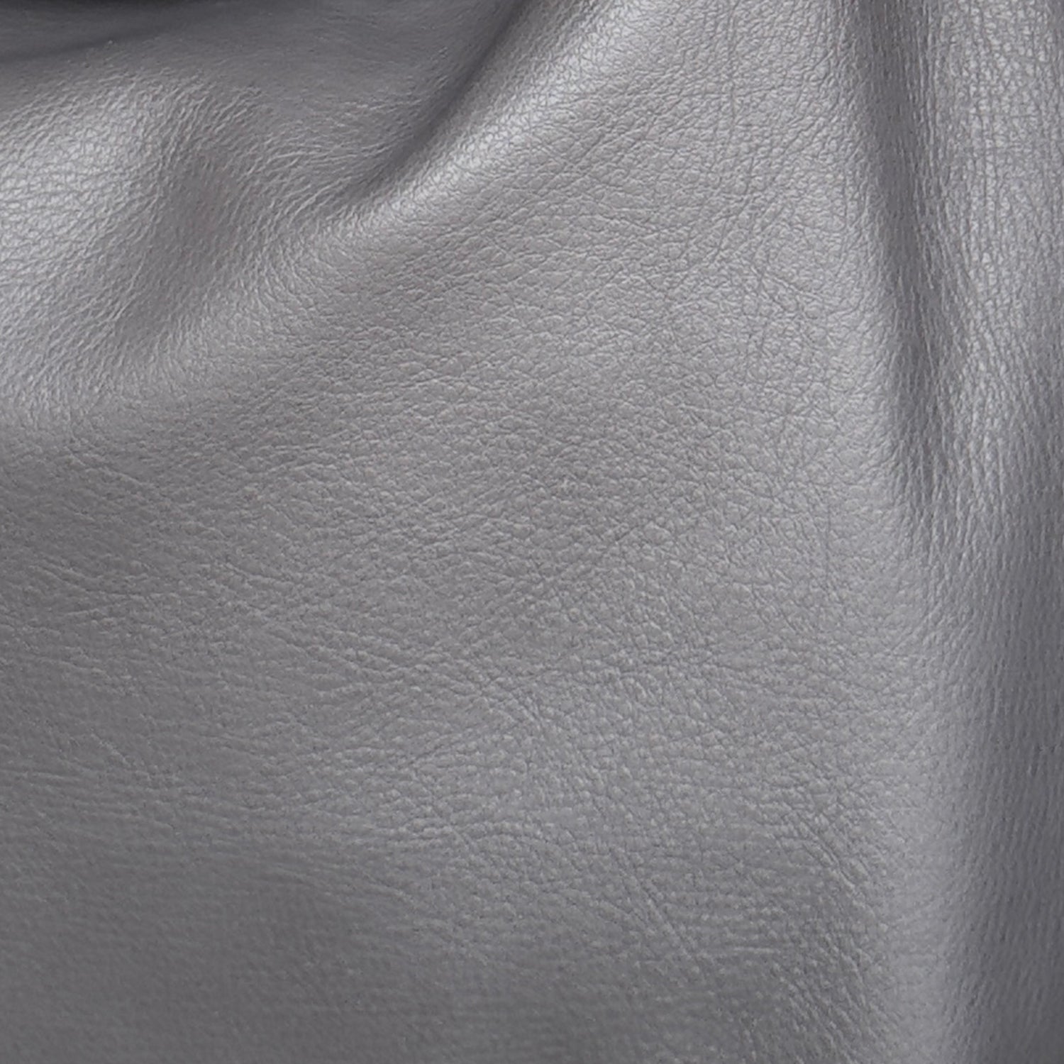 Close-up of gray leather texture