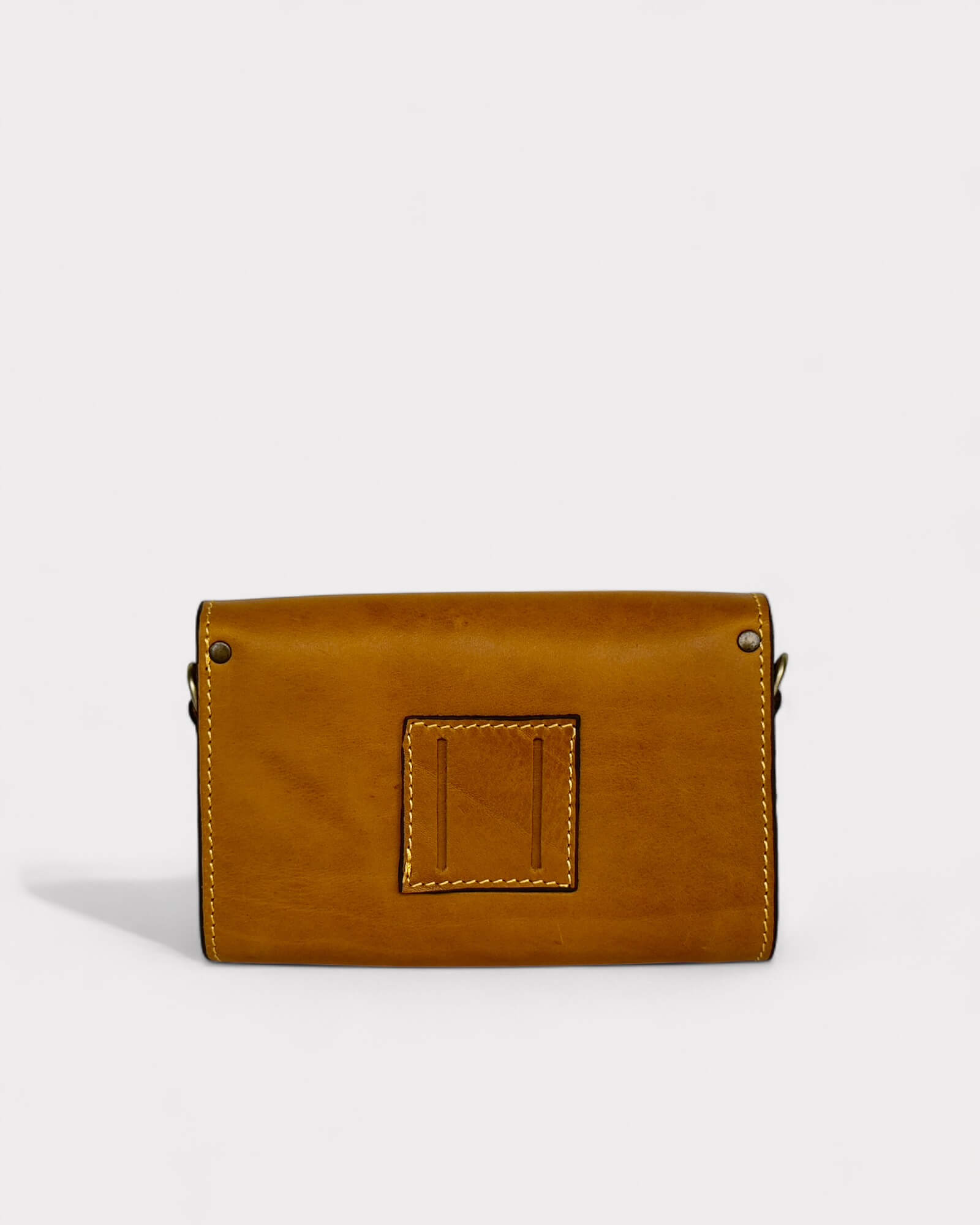 Μίνι Ταμπά Δερμάτινη Τσάντα Χιαστί – Χειροποίητη Τσάντα Κινητού 